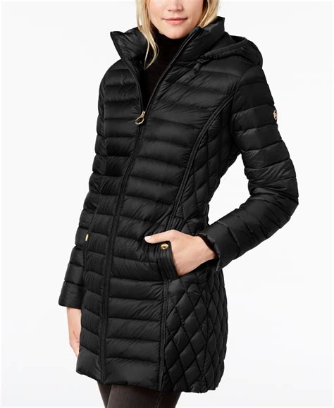 michael kors puffer jacket macy's|michael kors puffer jacket packable.